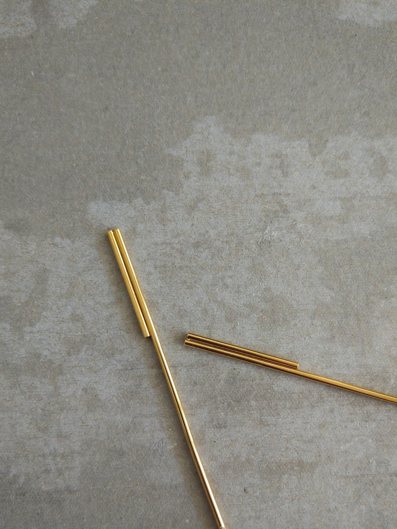 long double bar earrings