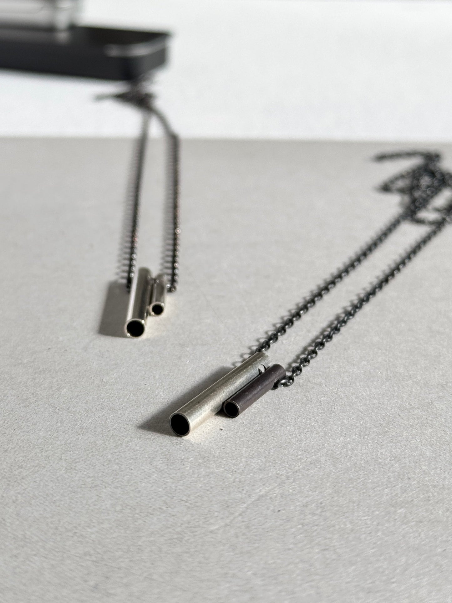 balance two bar necklace