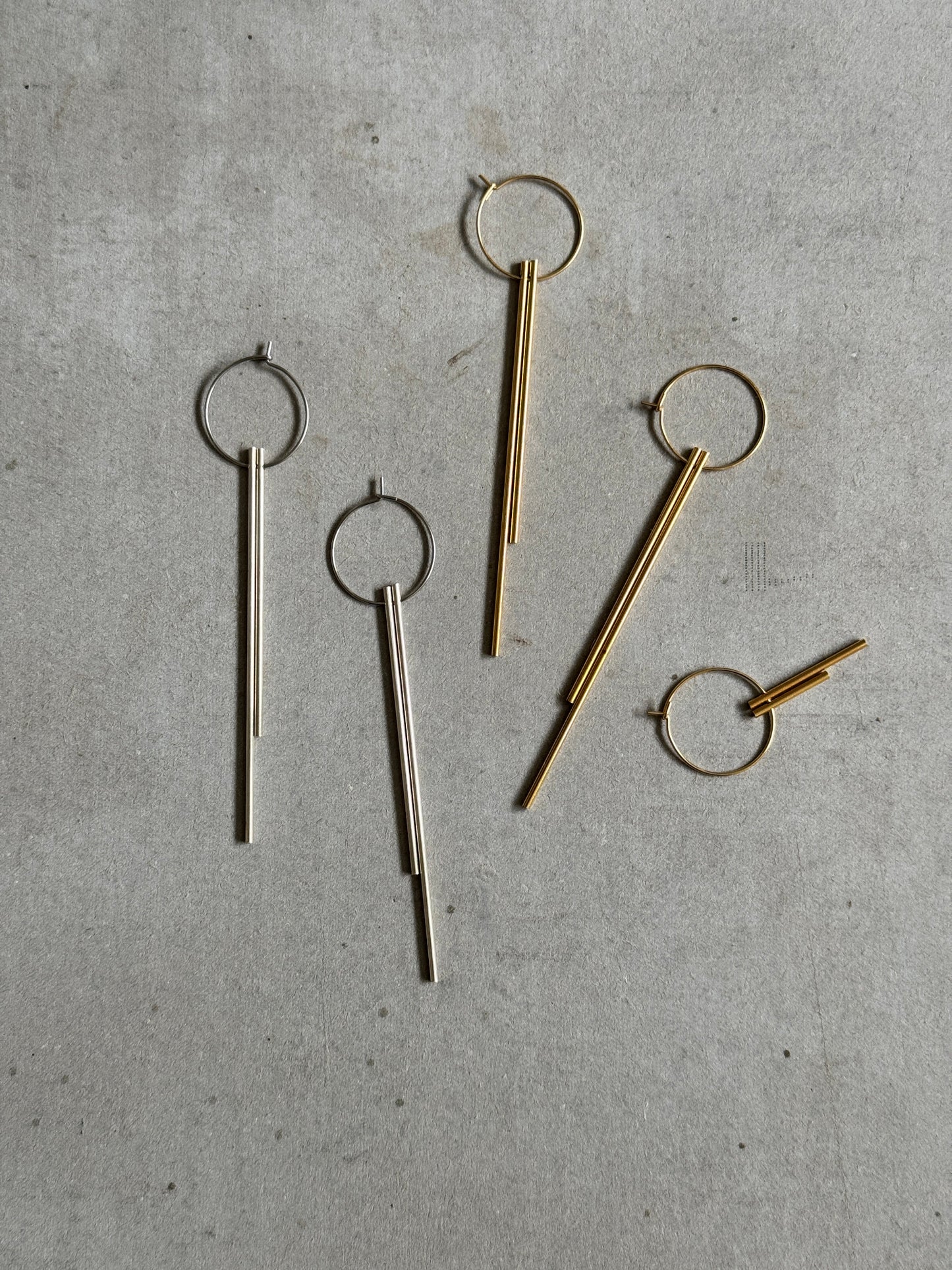 balance mixed earrings