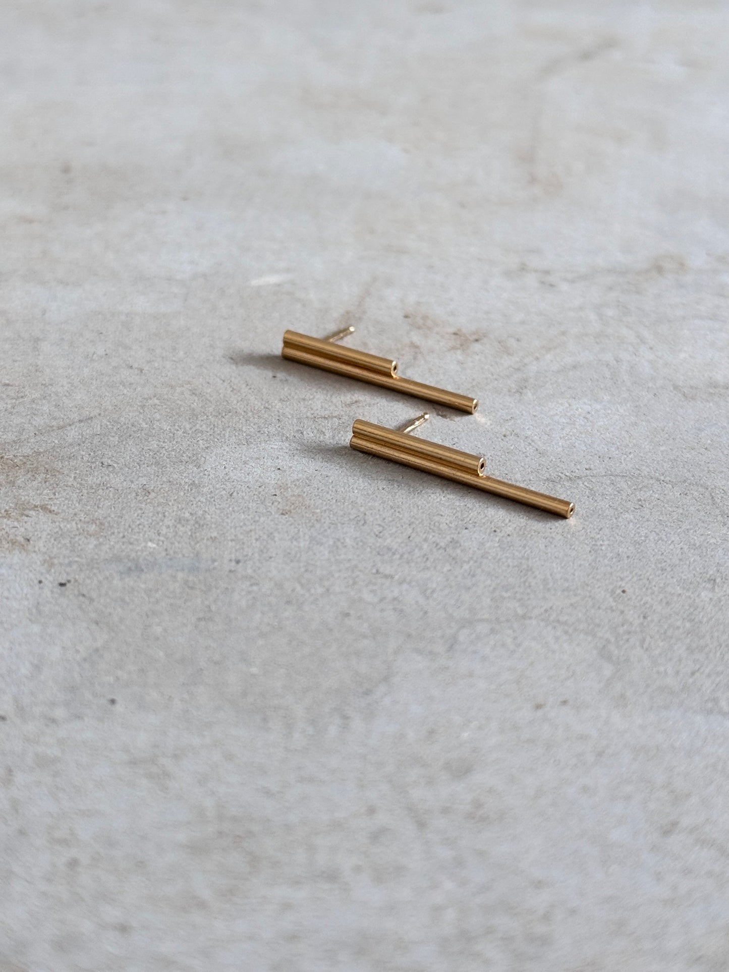 double bar earrings