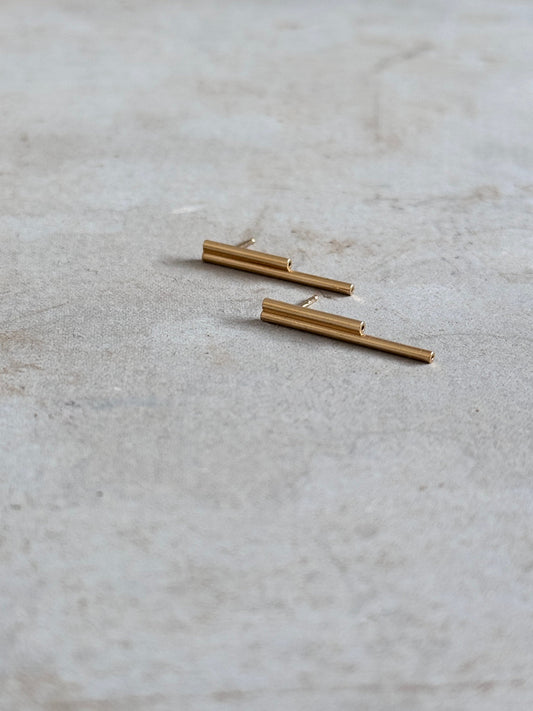 double bar earrings