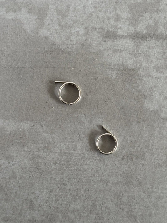 asymmetrical silver ring