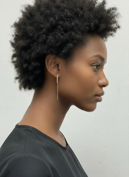 long double bar earrings