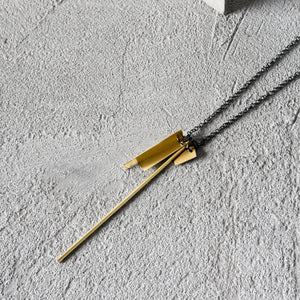 OUTLINE CHAIN GOLD NECKLACE