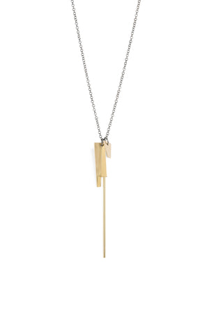 OUTLINE CHAIN GOLD NECKLACE